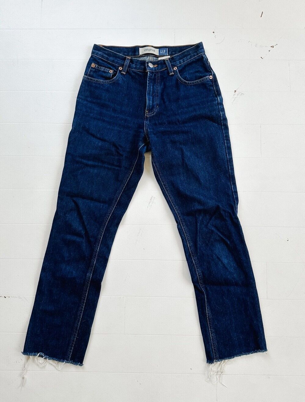 Vintage 90s Dark Blue Original Fit Gap Jeans 26 x 26
